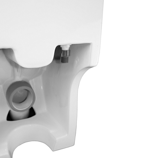 Унитаз-компакт Azario  Зено моноблок, AZ-1169 универсальный выпуск, двухрежимная арматура, нижний  подвод, сиденье