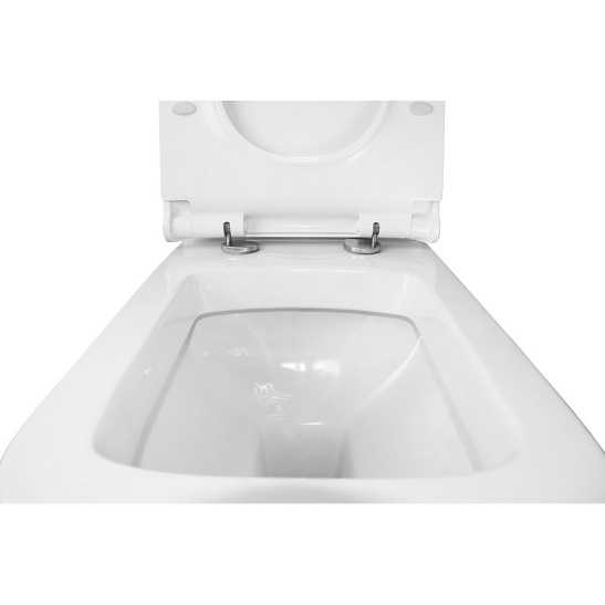 Унитаз-компакт Azario  Зено моноблок, AZ-1169 универсальный выпуск, двухрежимная арматура, нижний  подвод, сиденье