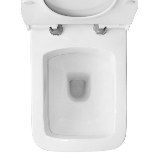 Унитаз-компакт Azario  Зено моноблок, AZ-1169 универсальный выпуск, двухрежимная арматура, нижний  подвод, сиденье