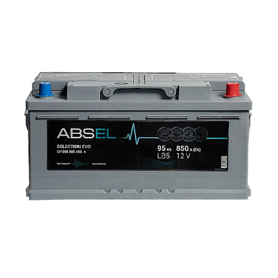 Аккумулятор 6СТ-95 R+ SLI ABSEL SELECTION EVO зал. обр.поляр.(90) (Китай) (Абсел)
