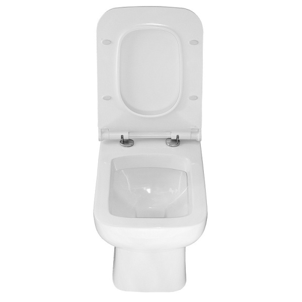 Унитаз-компакт Azario  Zeno моноблок, AZ-1169 универсальный выпуск, двухрежимная арматура, нижний  подвод, сиденье