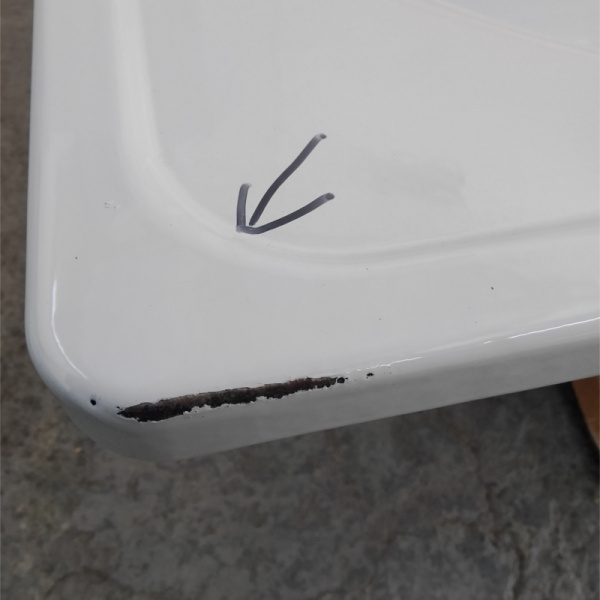 Ванна стальная 1700x700x400 мм, без ножек, белый, строительная №42 уцененная (г. Екатеринбург)