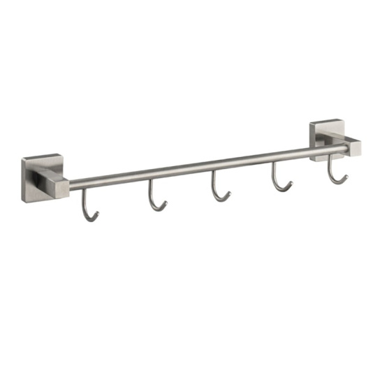 Вешалка с пятью с крючками прямая, 87206, GFmark, сатин, Санакс