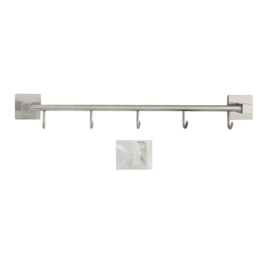 Вешалка с пятью с крючками прямая, 87206, GFmark, сатин, Санакс