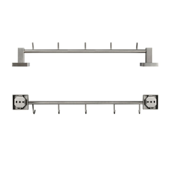 Вешалка с пятью с крючками прямая, 87206, GFmark, сатин, Санакс