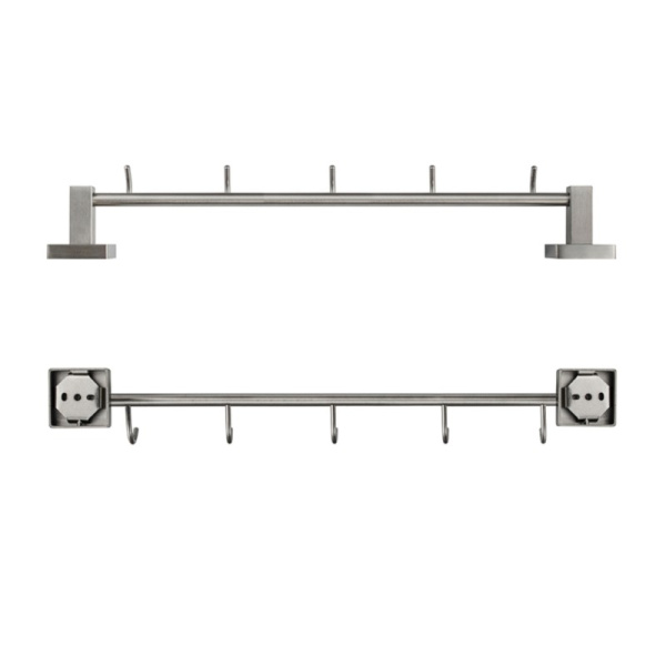 Вешалка с пятью с крючками прямая, 87206, GFmark, сатин, Санакс