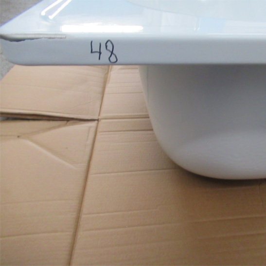 Ванна стальная 1600x700x400 мм, без ножек, белый, строительная №48 уцененная (г. Екатеринбург)