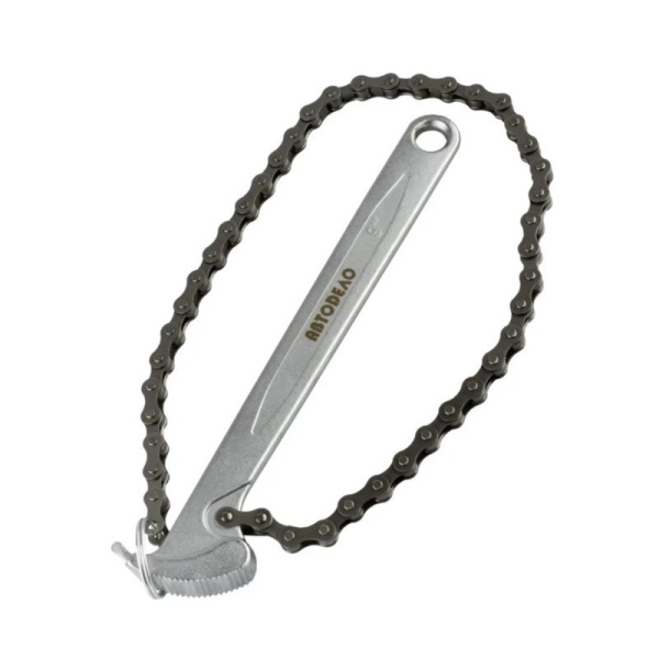 .Ключ (съемник) масляного фильтра цепной (D=30...160mm) ("АвтоDЕЛО") 41570 (цепь)