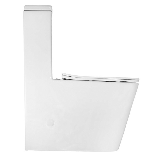 Унитаз-компакт Azario  Аванти безободковый моноблок, AZ-6203, система смыва Tornado, универсальный выпуск, двухрежимная арматура, нижний  подвод, сиденье с микролифтом