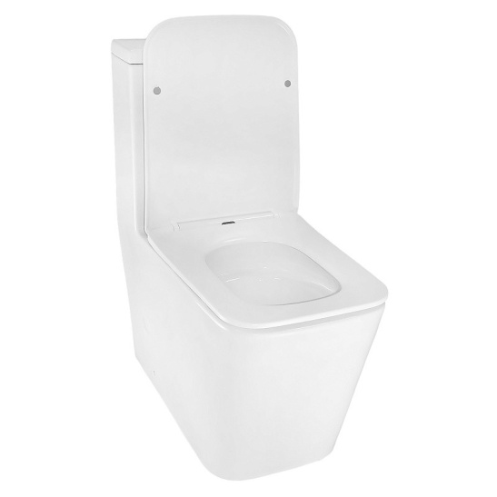 Унитаз-компакт Azario  Аванти безободковый моноблок, AZ-6203, система смыва Tornado, универсальный выпуск, двухрежимная арматура, нижний  подвод, сиденье с микролифтом