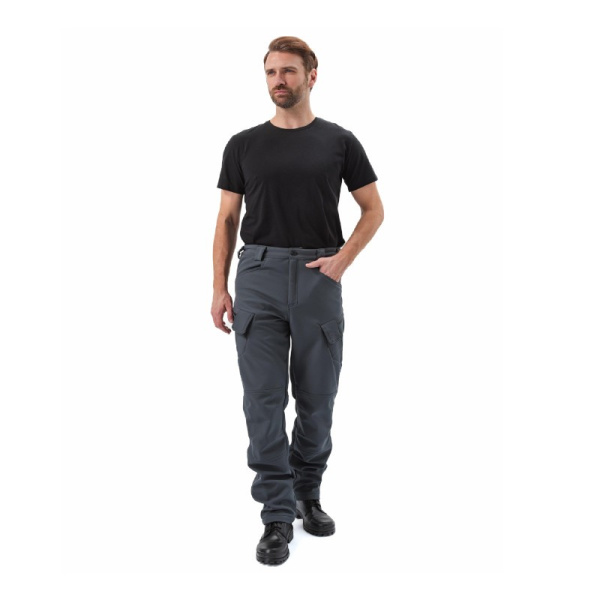 Костюм демисезонный мужской "Вепрь", р. 56-58 (112-116) рост 3/4 (170-176), (куртка/брюки), темно-серый