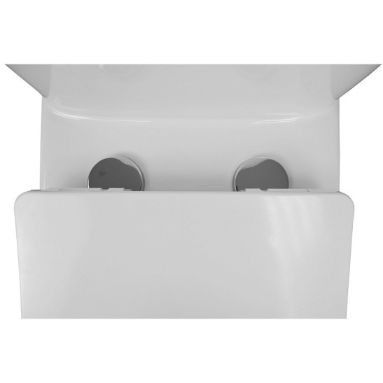 Унитаз-компакт Azario  Sente безободковый моноблок с функцией биде, AZ-8614B универсальный выпуск, двухрежимная арматура, нижний  подвод, сиденье