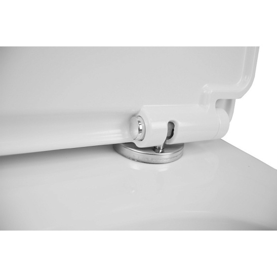 Унитаз-компакт Azario  Sente безободковый моноблок с функцией биде, AZ-8614B универсальный выпуск, двухрежимная арматура, нижний  подвод, сиденье