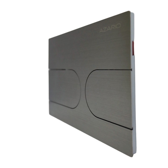 Сет AZARIO NEW-TS 1 инсталляция + Azario TREVI смыв Торнадо скрытое подвесной безободковый унитаз с сиденьем микролифт + кнопка AZARIO NEW-TS мех, дв. смыв, овальные кнопки, нерж. сталь 304, серый матовый (AZ-TS006T+AZ-0093UQ3+AZ-SS-001-BR)