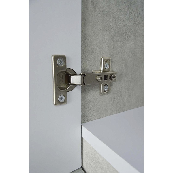 Пенал "Florena 360 левый (арт. CS00087005)" 1800x360x300 мм, пленка ПВХ, светлый бетон 