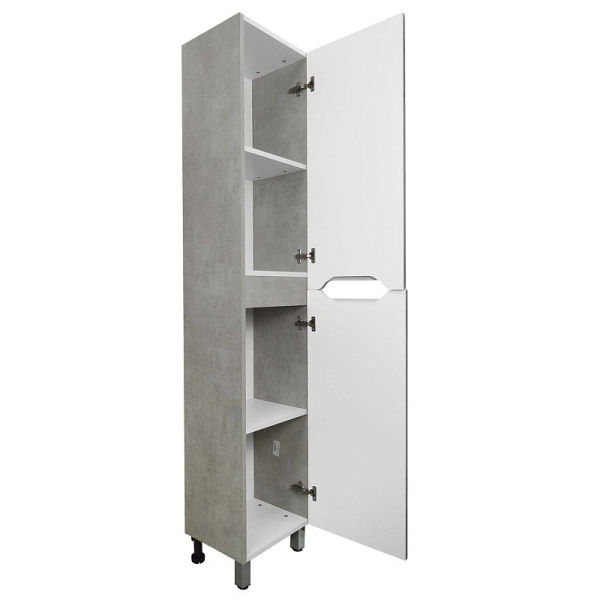 Пенал "Florena 360 правый (арт. CS00087006)" 1800x360x300 мм, пленка ПВХ, светлый бетон 