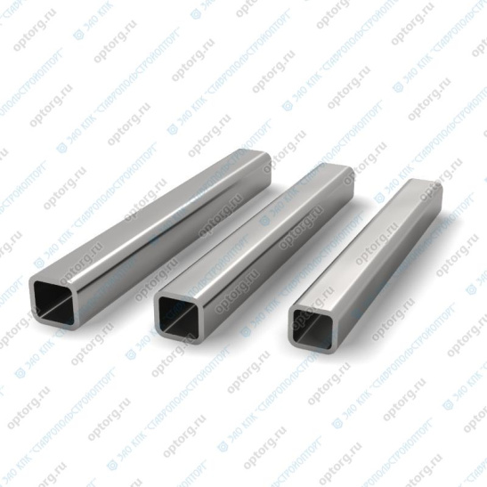 Труба профильная 40x40x3,0 мм, L=6 м, Ст1пс, ГОСТ 8639-82, ГОСТ 13663-86, группа В