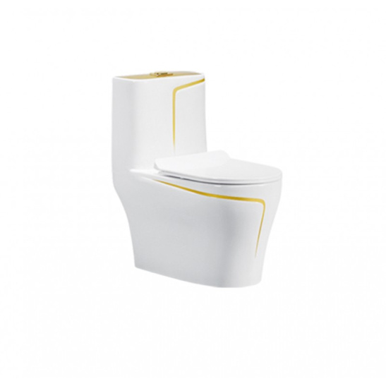 Унитаз-компакт Redo BOSTON WHITE/G Rimless моноблок (RD-2057GL) горизонтальный выпуск, двухрежимная арматура, нижний  подвод, сиденье