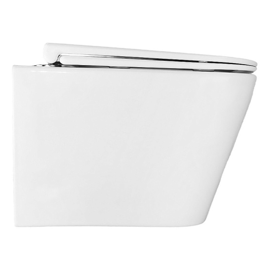 Сет AZARIO NEW-TS 1 инсталляция + Azario ESCONDA смыв Торнадо скрытое подвесной безободковый унитаз с быстросъемным сиденьем микролифт+кнопка AZARIO NEW-TS мех, дв. смыв, квадрат. кнопки, ABS пластик, хром (AZ-TS006T+AZ-2805E+AZ-ABS-002-CH)