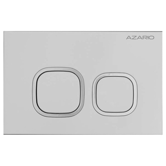 Сет AZARIO NEW-TS 1 инсталляция + Azario ESCONDA смыв Торнадо скрытое подвесной безободковый унитаз с быстросъемным сиденьем микролифт+кнопка AZARIO NEW-TS мех, дв. смыв, квадрат. кнопки, ABS пластик, хром (AZ-TS006T+AZ-2805E+AZ-ABS-002-CH)