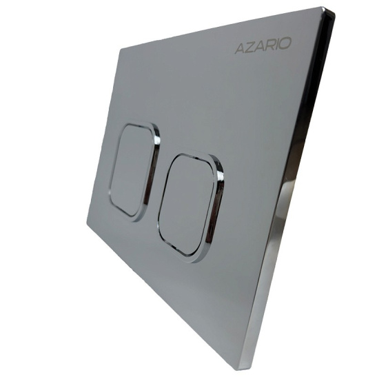 Сет AZARIO NEW-TS 1 инсталляция + Azario ESCONDA смыв Торнадо скрытое подвесной безободковый унитаз с быстросъемным сиденьем микролифт+кнопка AZARIO NEW-TS мех, дв. смыв, квадрат. кнопки, ABS пластик, хром (AZ-TS006T+AZ-2805E+AZ-ABS-002-CH)