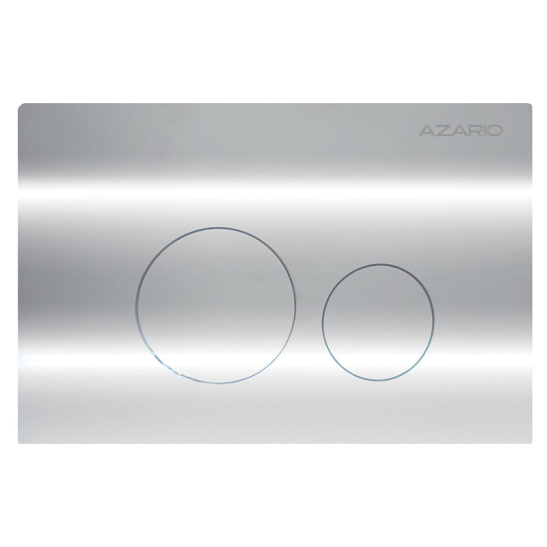 Сет AZARIO NEW-TS 1 инсталляция + Azario VELA смыв Торнадо подвесной безободковый унитаз с быстросъемным сиденьем микролифт + кнопка AZARIO NEW-TS мех., дв. смыв, круглые кнопки, нерж. сталь 304, хром (AZ-TS006T+AZ-2480+AZ-SS-002-CH)