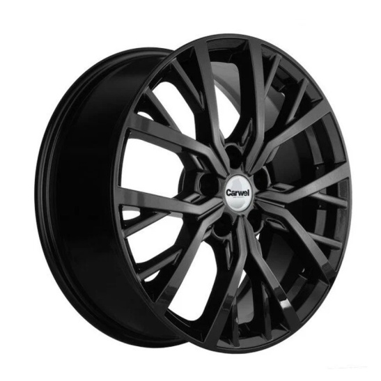 Диск литой Carwel Тур 1806 7,0Jx18 5/114,3 ET50 D54,1 BLACK (черный), без крепежа, арт. 110785, (Карвел), (Geely Coolray)