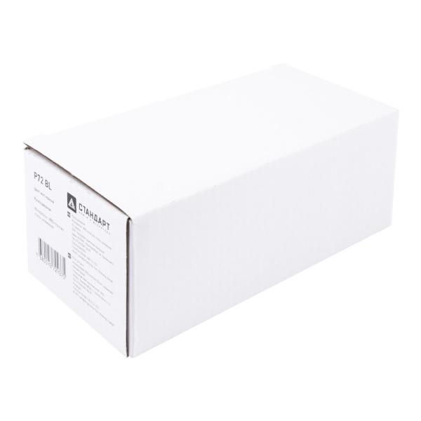 Ручка дверная Р 72 BL матовый черный СТАНДАРТ, Китай