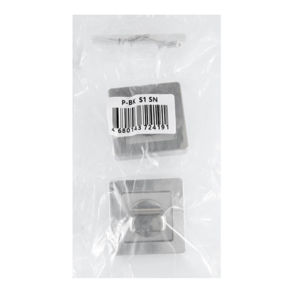 Завертка сантехническая квадратная к ручкам СТАНДАРТ P-BK-S1 SN матовый никель СТАНДАРТ, Китай