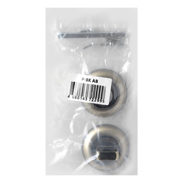 Завертка сантехническая к ручкам СТАНДАРТ P-BK-R1 AB ст.бронза СТАНДАРТ, Китай