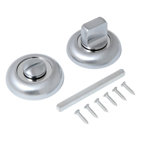 Завертка сантехническая к ручкам СТАНДАРТ P-BK-R1 SN/CP мат.хром/хром СТАНДАРТ, Китай