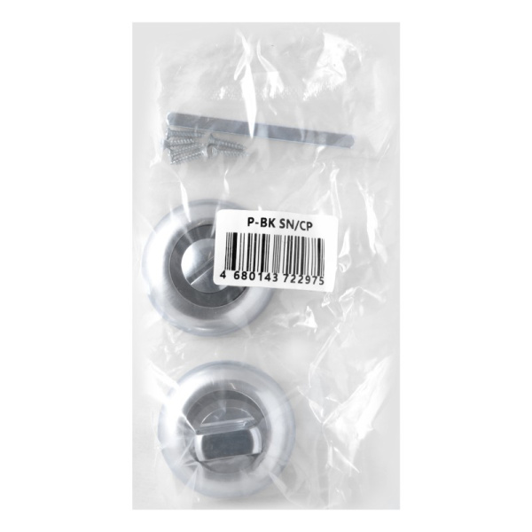 Завертка сантехническая к ручкам СТАНДАРТ P-BK-R1 SN/CP мат.хром/хром СТАНДАРТ, Китай