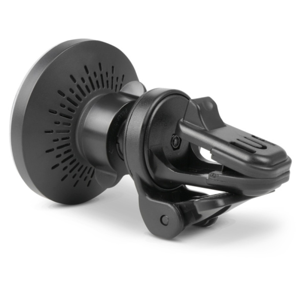 Держатель для смартфонов с беспроводной зарядкой MagSafe, 360°,  магнитный, в дефлектор, подсветка (AH-02-WC) ("AVS") A95192S