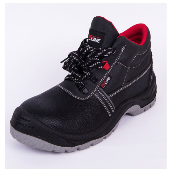 Ботинки мужские "Редлайн" ПУ, МП р.45 цв.черный/красный арт.ЛБ- МП/1
