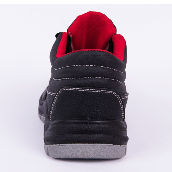 Ботинки мужские "Редлайн" ПУ р.43 цв.черный/красный арт.ЛБ-МП