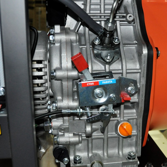 Генератор дизельный EST DG 9000E, 9,5 кВт, 230 В, электрический пуск, дизель, 15 л