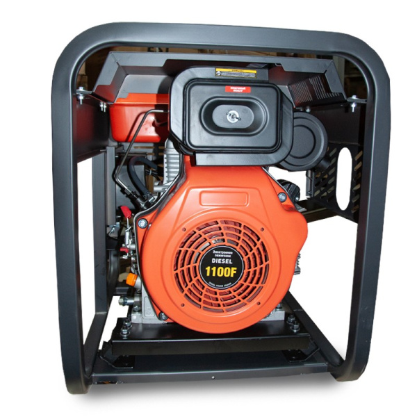 Генератор дизельный EST DG 9000E, 9,5 кВт, 230 В, электрический пуск, дизель, 15 л