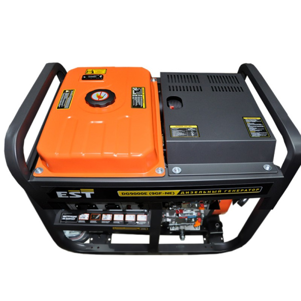 Генератор дизельный EST DG 9000E, 9,5 кВт, 230 В, электрический пуск, дизель, 15 л