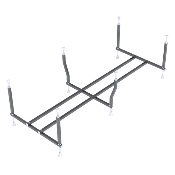 Ванна акриловая прямоугольная 1800х800х435мм MICHIGAN, в комплекте с каркасом, панелью (Alex Baitler), Россия