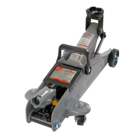 Домкрат подкатной (2,0 тн., 135-330 мм.) В КЕЙСЕ, гидравлический (75001) ("Сервис КЛЮЧ")