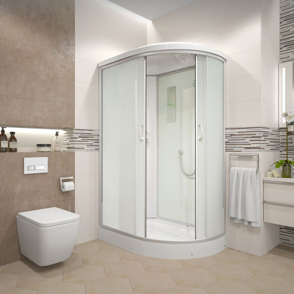 Душевая кабина 1200x800x2150 мм, Erlit ER3512PL-C3-RUS, Россия
