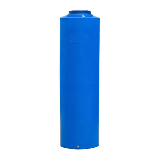Бак для воды Aquaplast ОВ (узкий), 600 л, синий