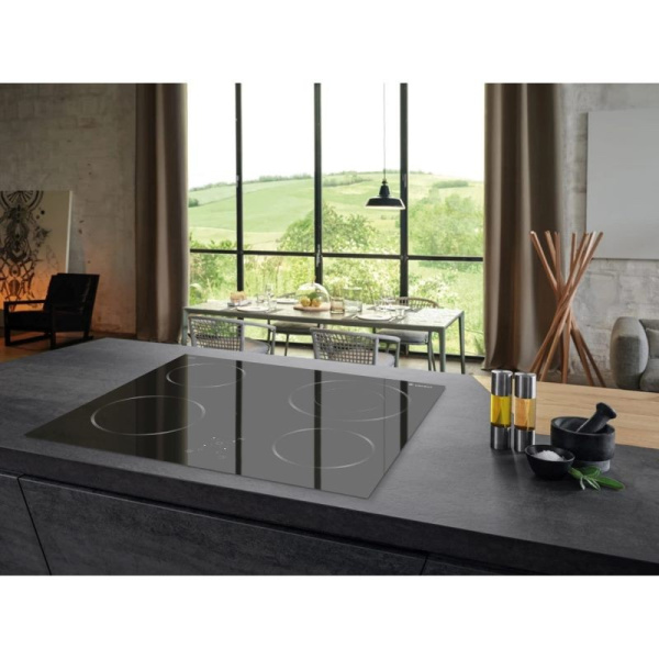 Плита встраиваемая ПВЭ 4233 К10 (стеклокерамика черная) "ГЕФЕСТ" электрическая варочная