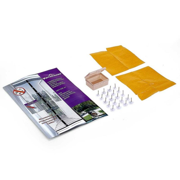 Сетка антимоскитная универсальная 100x220 см с магнитными замками УТ-4000/1 белая