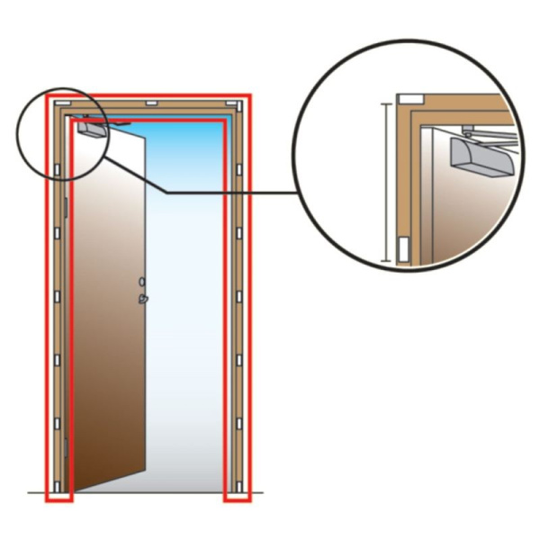 Сетка антимоскитная универсальная 100x220 см с магнитными замками УТ-4000/1 бежевая