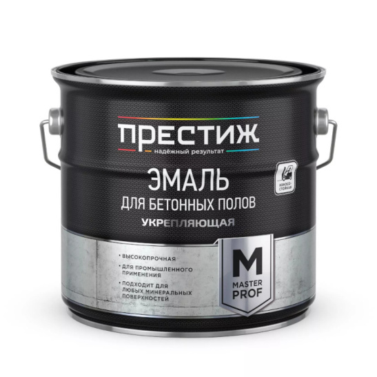 Эмаль акриловая серая,  3,5 кг, для бетонных полов, Престиж, Ростовская обл.