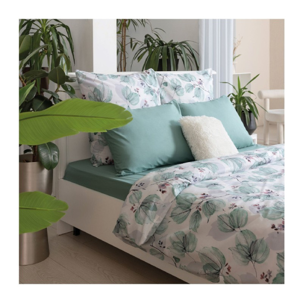 КПБ "Волшебная ночь" 1,5-спальный тк.перкаль наволочки 50*70см цв."SPRINGTIME" 30161/1+70235