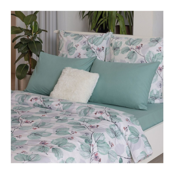 КПБ "Волшебная ночь" 1,5-спальный тк.перкаль наволочки 50*70см цв."SPRINGTIME" 30161/1+70235