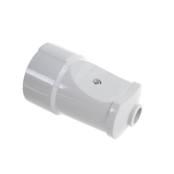 Штепсельное гнездо UNIVersal (А102) З/К белое 16А 250В (еврослот)