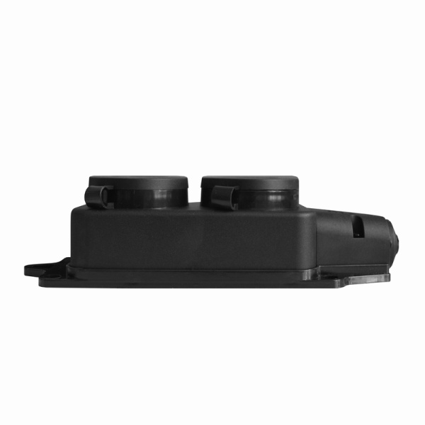 Колодка 2-местная с заглушками UNIVersal (1027) з/к каучук 16А 250В IP44